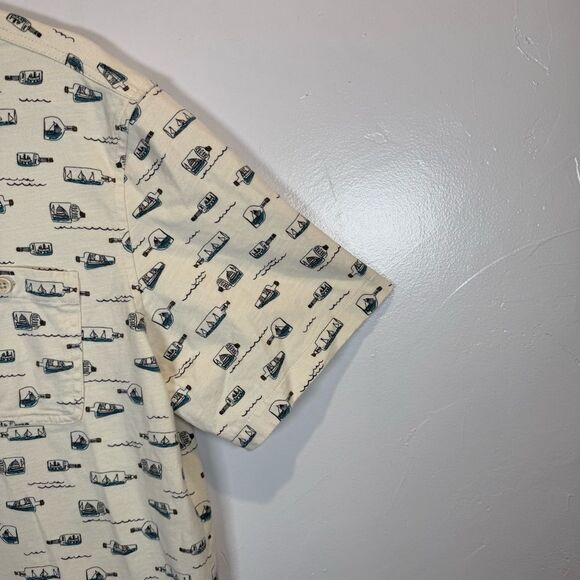 L.L. Bean Organic Cotton Sailboat Shirt Size Large - Picture 4 of 13